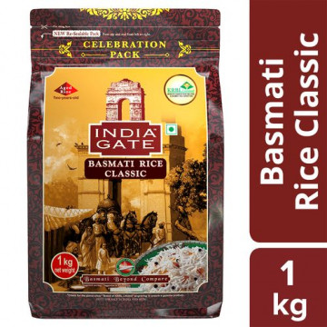 India Gate Basmati Rice Classic 1kg